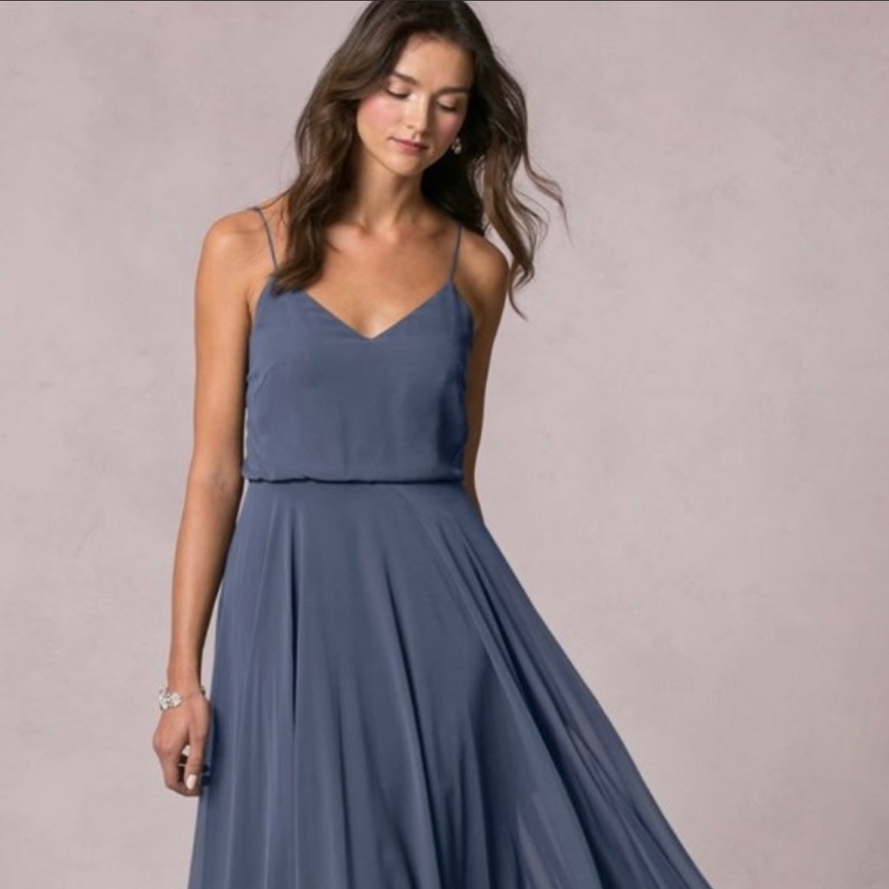 Jenny Yoo Inesse in Evening Blue